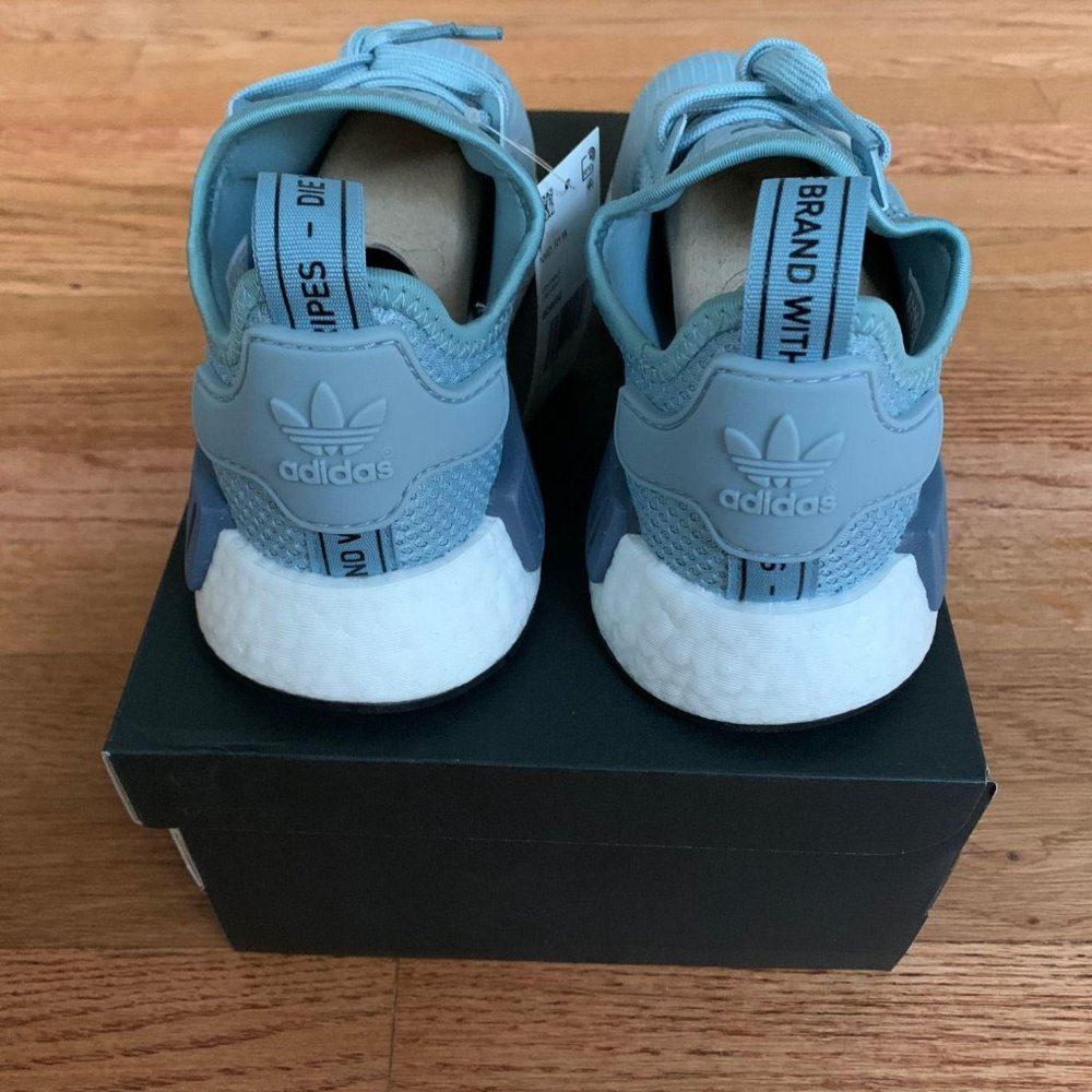 Adidas NMD R1 Grey / Steel Womens Shoes - Picture 4 of 7